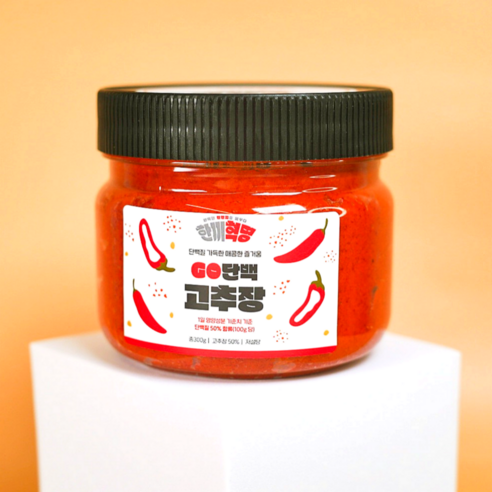 한끼혁명 저당 저염 고단백 고추장 다이어트 저칼로리, 3개, 300g