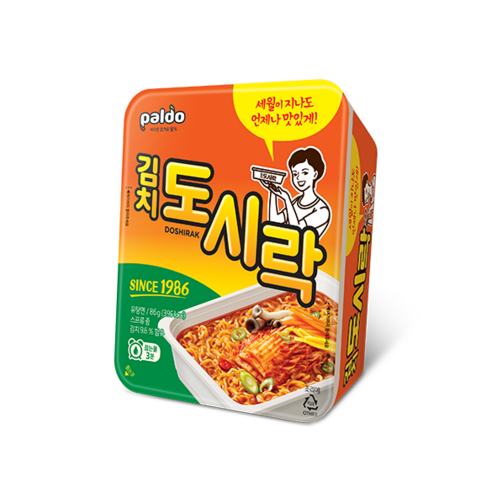 팔도 김치 도시락 86g, 6개