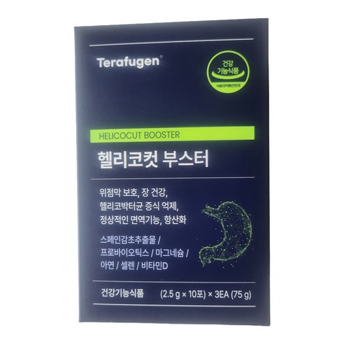 테라퓨젠 헬리코컷부스터 30포 1박스 헬리코컷