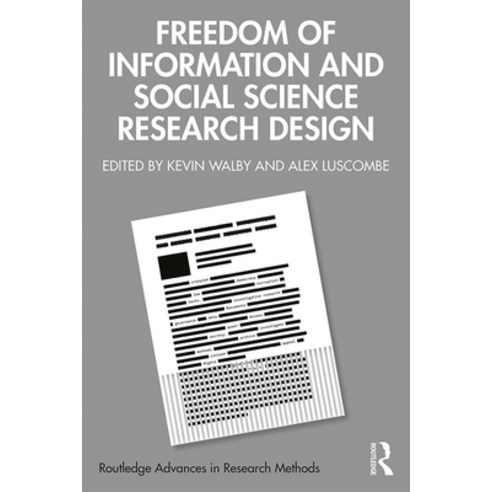Freedom of Information and Social Science Research Design Paperback, Routledge, English, 9781138345744