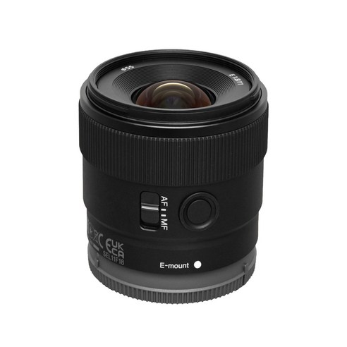 소니 알파 렌즈 SEL11F18 (E 11mm F1.8 55mm) 컴팩트 초광각 단렌즈, 단품