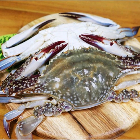 [당일조업] 연평도 제철 가을 활꽃게, 급냉 숫꽃게1kg(3~6미), 1개