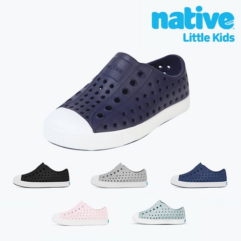 땀과 물 걱정 없이 쾌적한 여름! 네이티브 제퍼슨 키즈 운동화로 우리 아이 발 건강 지켜주세요.