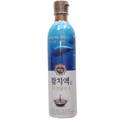 CJ 백설 참치액 순 더 깔끔한맛 900g x 1개 +미니약과증정