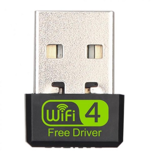 150Mbps 미니 802.11 b/g/n LAN 인터넷 USB WiFi 무선랜 네트워크 어댑터 블랙, 15x21x6.5mm, 플라스틱
