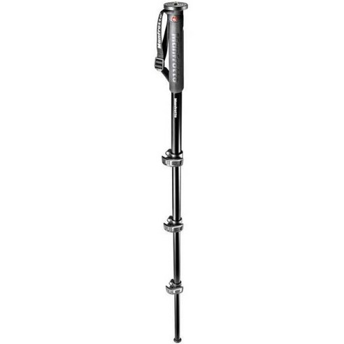 Manfrotto XPRO 알루미늄 4섹션 모노포드(MPMXPROA4US), 4-Section_Carbon Fiber