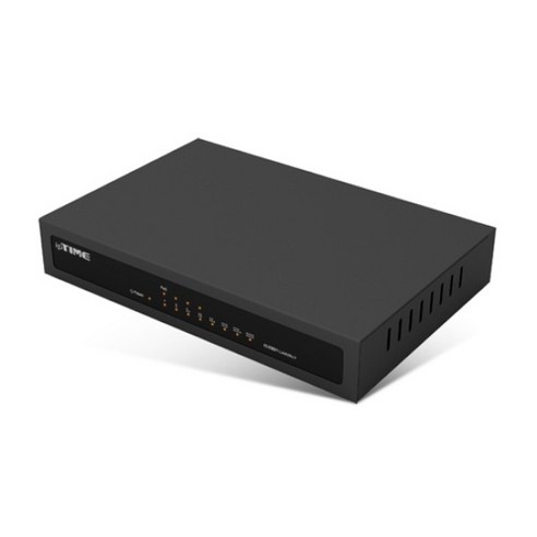 IPTIME POE408 8포트 POE 스위칭 허브 전원공급 데이터 전송, 1개