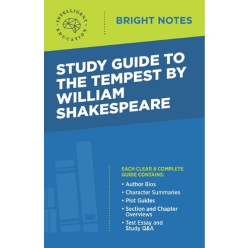 Study Guide to The Tempest by William Shakespeare Paperback, Influence Publishers