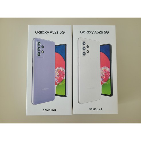   삼성전자 갤럭시 A52s 128GB 공기계 미사용 새상품 단순개봉 알뜰폰, 화이트