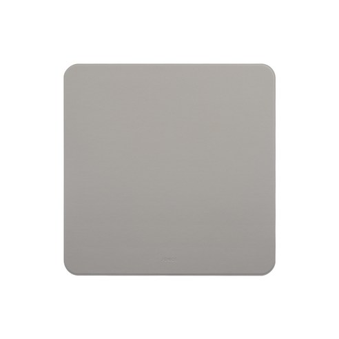 FENICE 조약돌 가죽 마우스 패드, LIGHT GREY, 1개