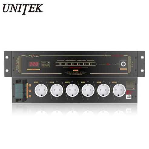 UNITEK AT6 유니텍 순차전원분배기, 1개