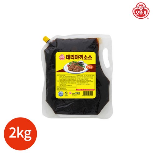 오뚜기 데리야끼 소스 2kg x 1봉, 1개