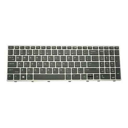 노트북 키보드(프레임 포함), 340x120x5mm, 플라스틱, 블랙