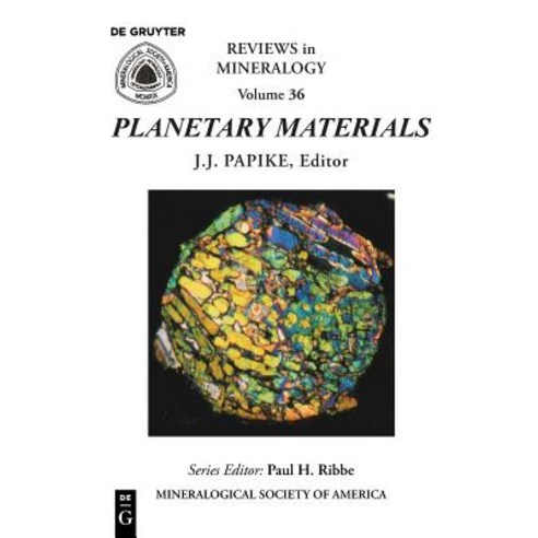 Planetary Materials Paperback, de Gruyter, English, 9780939950461