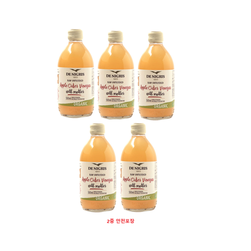 2154 데니그리스 유기농 사과식초 1L (이태리 발효식초), 2.5L, 1세트