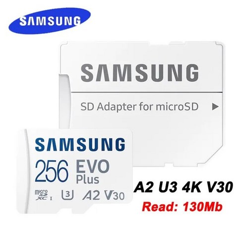 EVO 플러스 마이크로 SD 64GB 메모리 카드 C10 TF MicroSD SDXC 128GB 256GB 512GB U3 V30 4K 전화 드론 카메라, 01 64GB
