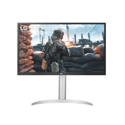 LG 27UP550N 27인치 UHD 4K 모니터 HDR 피벗 높이조절 USB-C 화이트 2023년 신제품