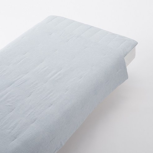 무인양품 MUJI 리오셀 마 얇은 이불 JAA35A0S, 블루