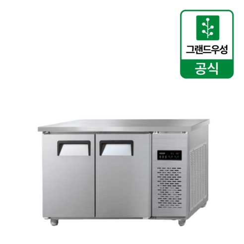 그랜드우성 1200 CWSM-120RT 업소용 테이블냉장고 내부스텐 2도어