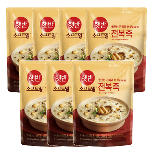 비비고 전복죽, 420g, 7개