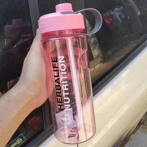 MEIISEO대용량 스포츠 물통 다기능 물병 휴대용 스포츠 물통 대용량 보온병, 1000ml, HC157-pink
