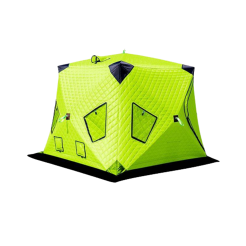 엘피칭 큐브텐트는 빙어낚시와 겨울캠핑에 최적화된 원터치 설치 텐트입니다.
