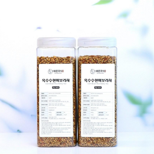 국산 [옥수수차+현미차+보리차] 800g+800g 수제 건강차 [바른곡식], 800g, 2개