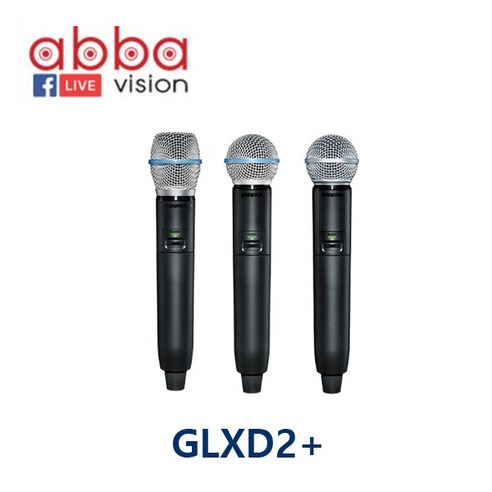 GLXD2+ SM58 B58 B87A SHURE 듀얼밴드핸드헬드송신기 마이크캡슐, GLXD2＋／SM58