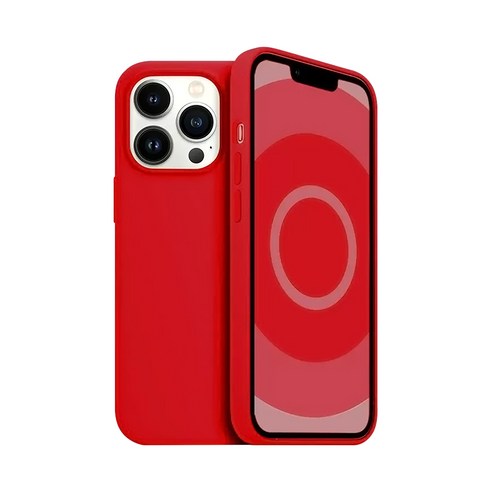 커버앤커버 맥세이프 실리콘 케이스 아이폰 호환, 레몬