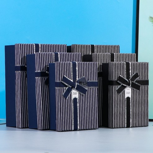 스팟 크리 에이 티브 세 조각 선물 상자 크리 에이 티브 활 포장 상자 직사각형 동반자 선물 상자 선물 상자, 대, 중, 소 2색 혼합 세트, MS9302-169