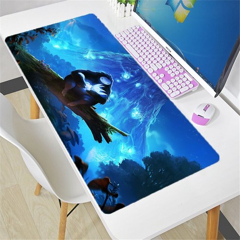 오리와 Wisps 마우스 패드 게임의 의지 대형 Dywan 게이머 키보드 데스크 매트 테이블 카펫 Mousepad XL XXL 900x400, 6_250x290x2mm