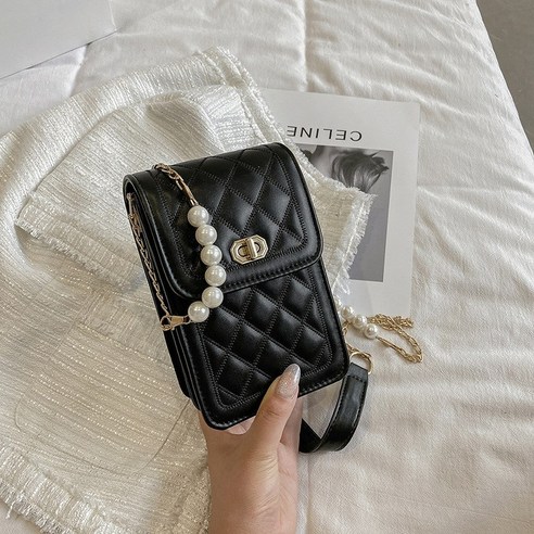 YAPOGI 여름 작은 가방 YAPOGI 새로운 패션 다이아몬드 체인 작은 사각형 가방 서양식 Crossbody 휴대 전화 가방 YAPOGI