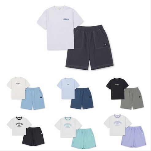 폴햄키즈 플레이티드 저지 우븐 세트PKE2TS1511TS2511 1236981