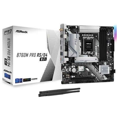 ASRock B760M Pro RS/D4 WiFi 에즈윈 인텔CPU용 메인보드