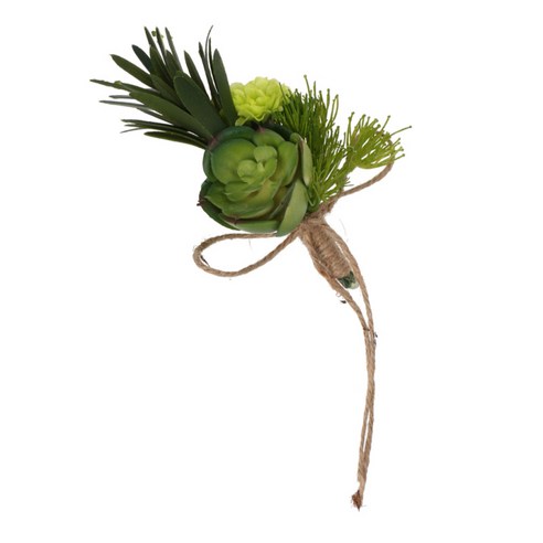 우아한 Boutonniere 코사지 실크 턱시도 즙이 많은 꽃 웨딩 댄스 파티 꽃 액세서리 2