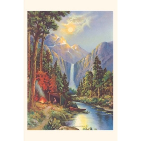 (영문도서) Vintage Journal Camping by a Mountain Stream Paperback, Found Image Press, English, 9781669504207