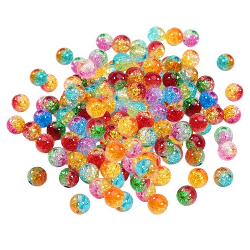 200pack 라운드 딱딱한 비즈 8mm 수제 비즈 Diy 보석 재봉 공예