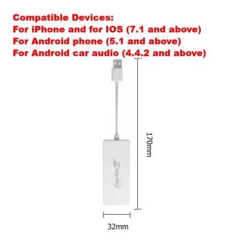 무선 애플 카플레이 카링킷4.0 카링킷프로 카링킷3.0 CarlinKit 5.0 4.0 3.0 2air 어댑터 블루투스 호환 차량 커넥터 장치 차량용 멀티미디어 비디오 플레이어, [06] F