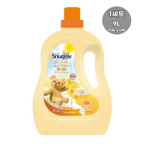 스너글 허거블 선샤인 섬유유연제 햇빛건조향 본품, 4L, 1개
