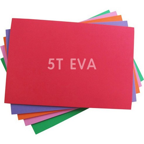 EVA5T 에바폼 흰색E270 33-49cm 칼라고무판