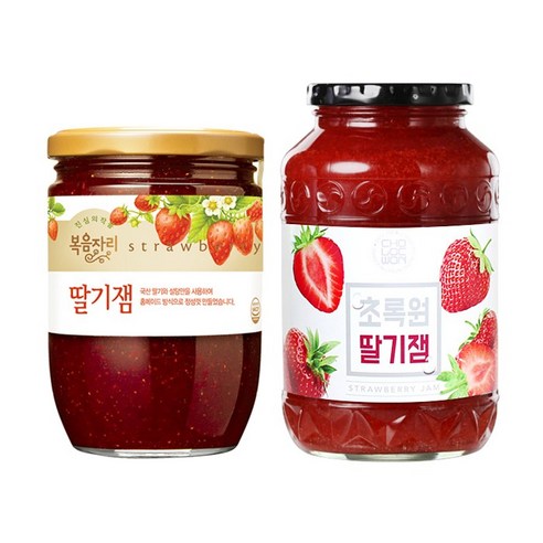 복음자리 딸기잼 640g +초록원 딸기잼 1kg