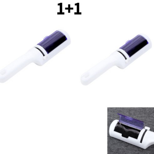 이홈앤고 보풀 털 먼지제거기, 화이트, 2개