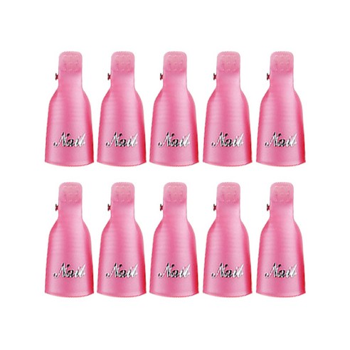 젤네일 쏙오프 클립 10pcs, 10개