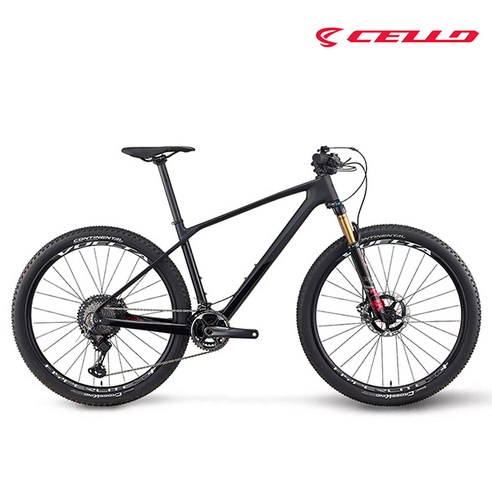 [첼로자전거] 첼로 27.5인치 XC PRO 40 SE 24단 카본 MTB 자전거 2022, L(18), 블랙 (유광) / 블랙 (무광)