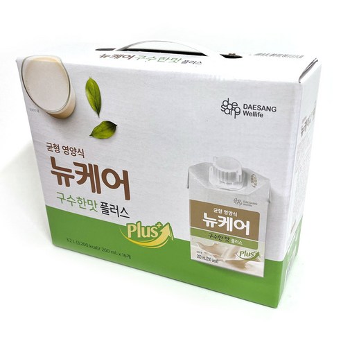 [코스트코] 뉴케어 구수한맛 플러스 200ml x 16개입 / 균형 영양식 대상 웰라이프, 1개, 3.2L