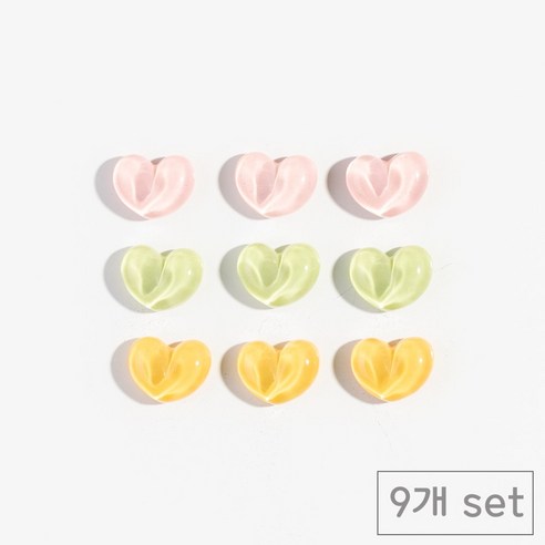 84x84 냉장고 현관문 자석 마그네틱, 엉덩이하트9p