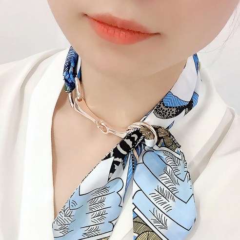 팬시온 버클 스카프링 스카프 고리 홀더 클립