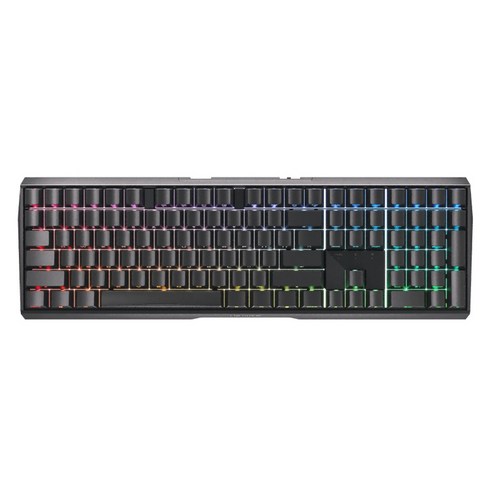 CHERRY MX3.0S RGB 기계식 유무선 키보드, 블랙, 갈축 기계식키보드