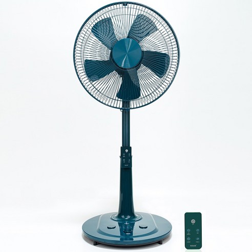 한글로 된 제목은 HAAN 초미세풍 풋터치 스탠드형 리모컨 선풍기 – 딥그린 입니다. 보국선풍기