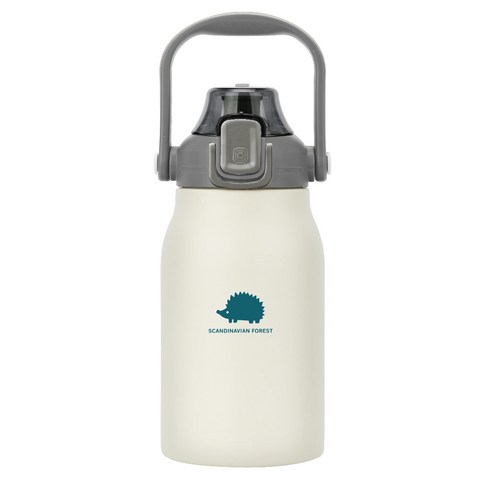스칸디나비안 포레스트 빅핸드 텀블러 1000ml, 아이보리, 1개